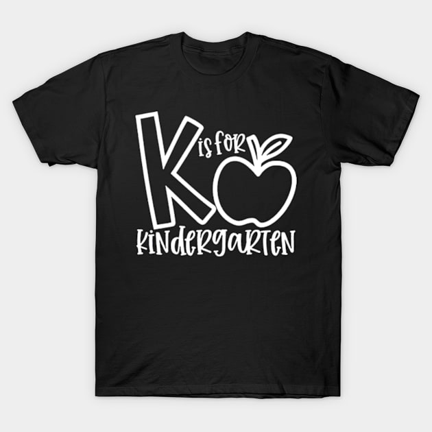 k is for kindergarten T-Shirt by agungpramanaartwork